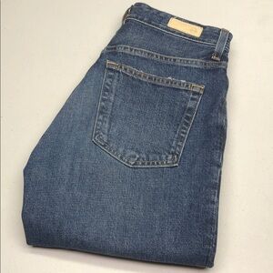 AG ADRIANO GOLDSCHMIED KINSLEY HIGH-RISE POP CROP JEANS 26x27 ⭐️